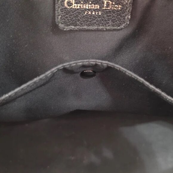 Dior Black Double Saddle Leather Bag - Picture 3 of 12